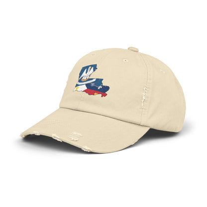 South of Interstate 10 Map Cajun Hat