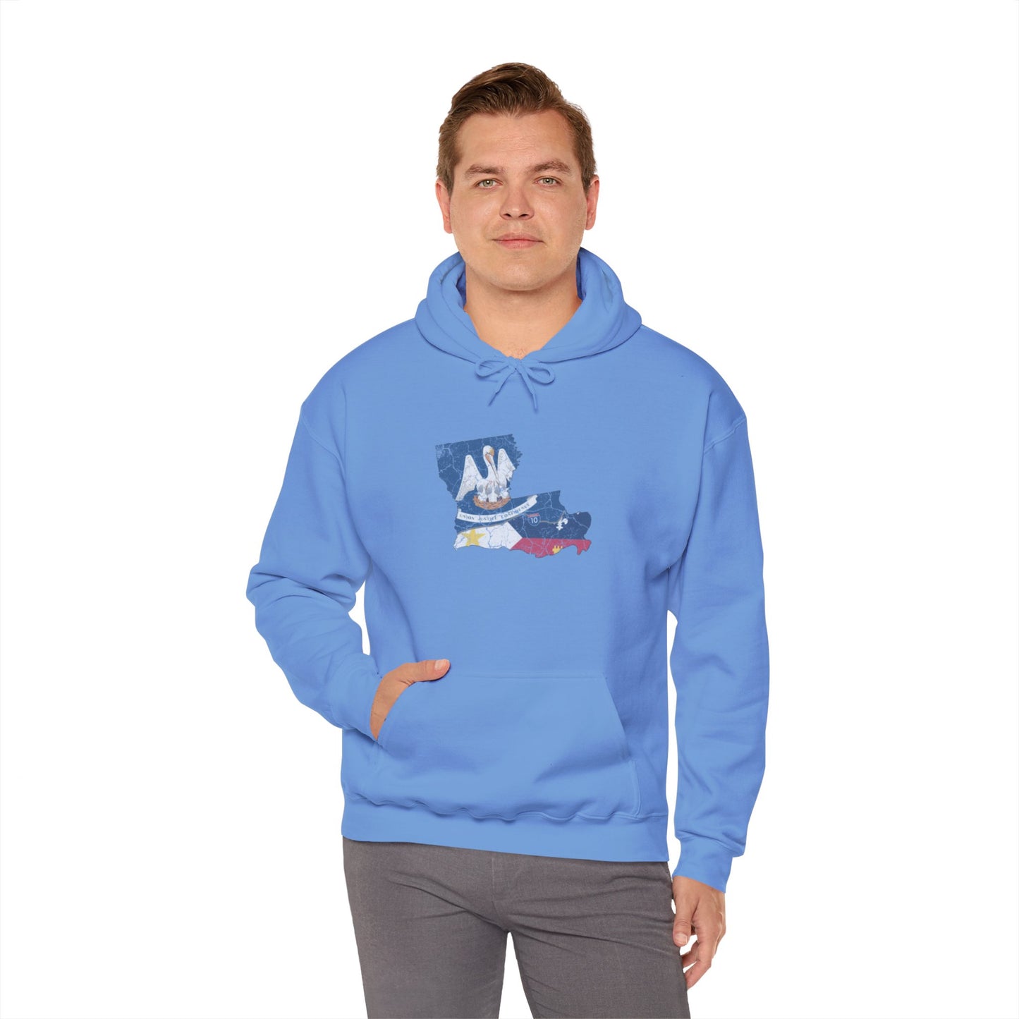 South of Interstate 10 Map Cajun Hoodie