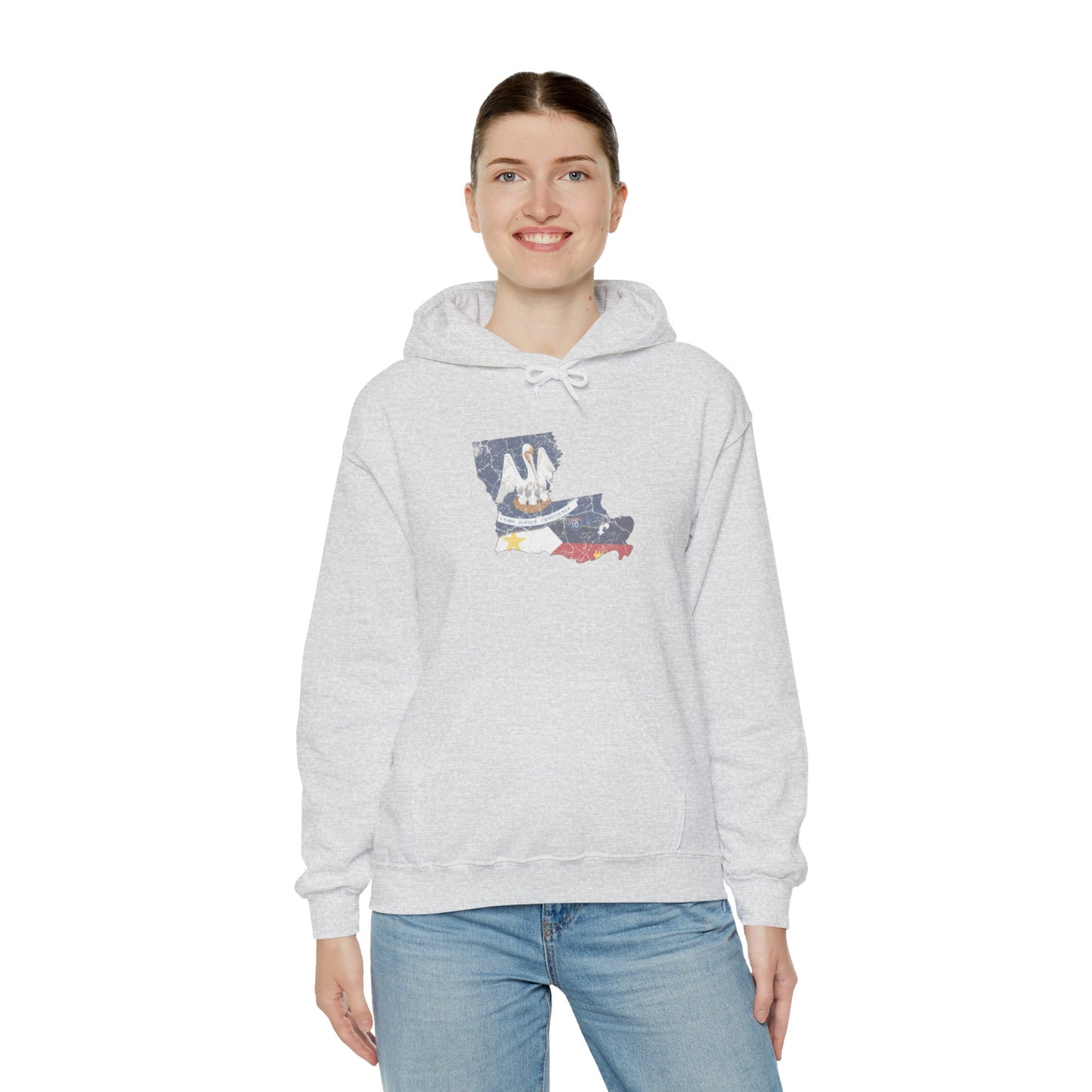 South of Interstate 10 Map Cajun Hoodie