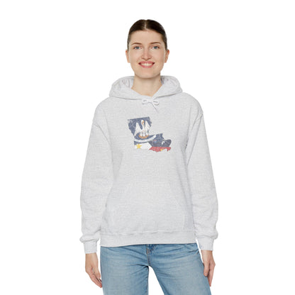 South of Interstate 10 Map Cajun Hoodie