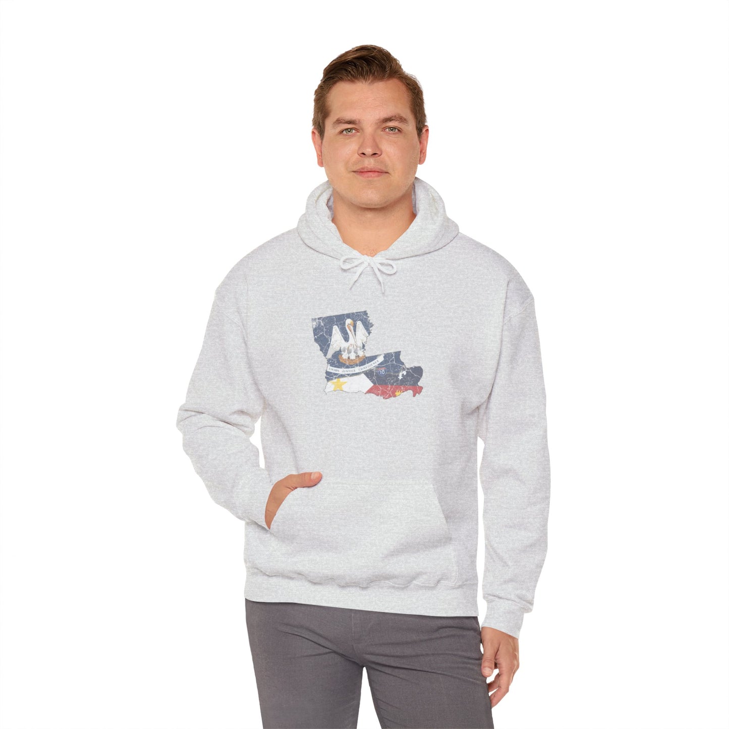 South of Interstate 10 Map Cajun Hoodie