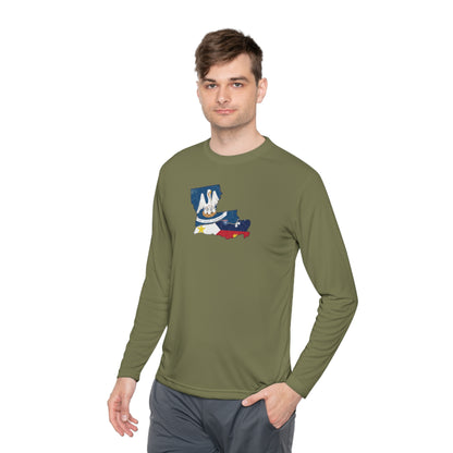 South of Interstate 10 Map Cajun Long Sleeve T-Shirt