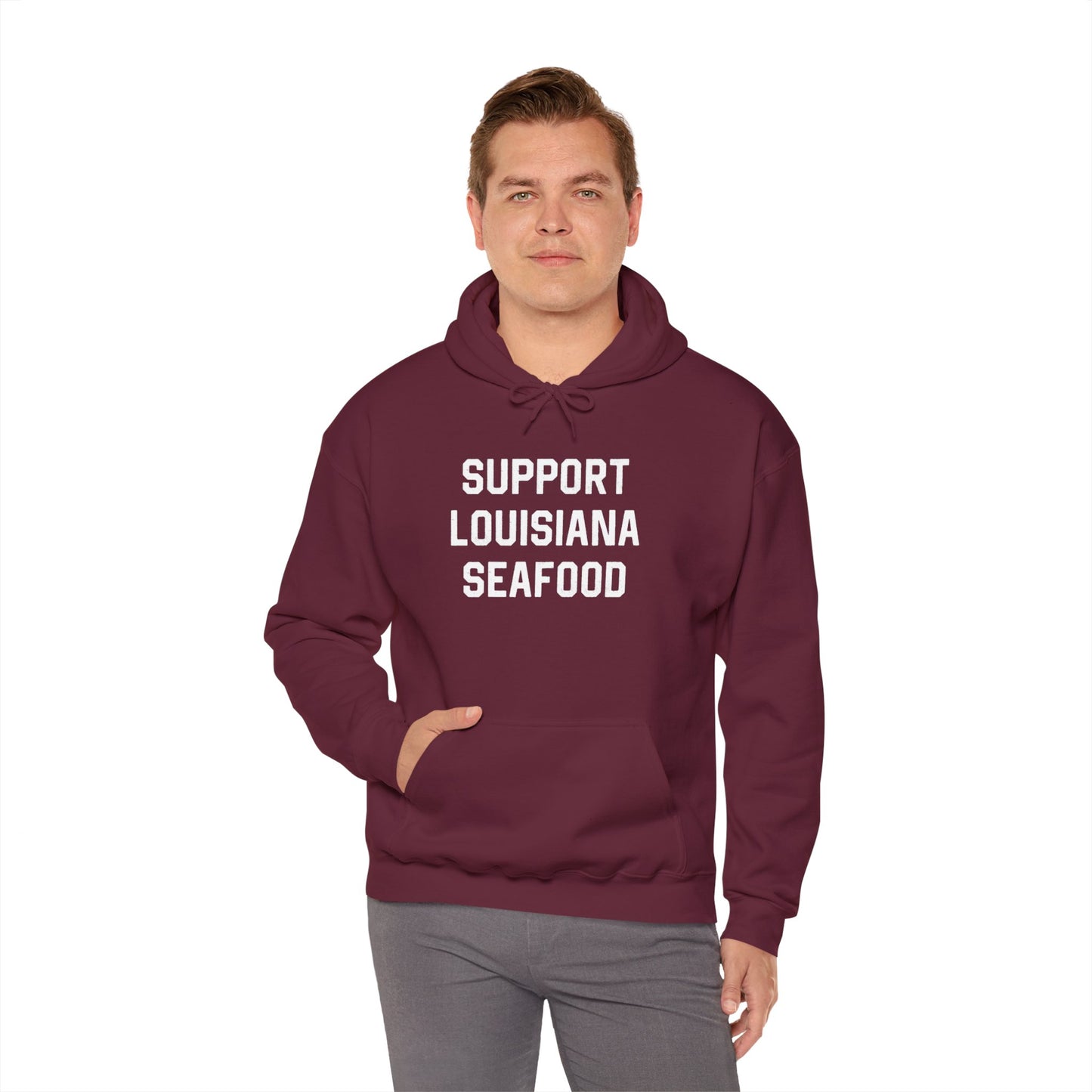 Support Louisiana Seafood Cajun Hoodie