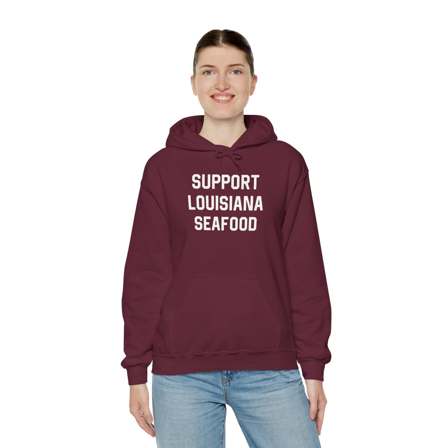 Support Louisiana Seafood Cajun Hoodie