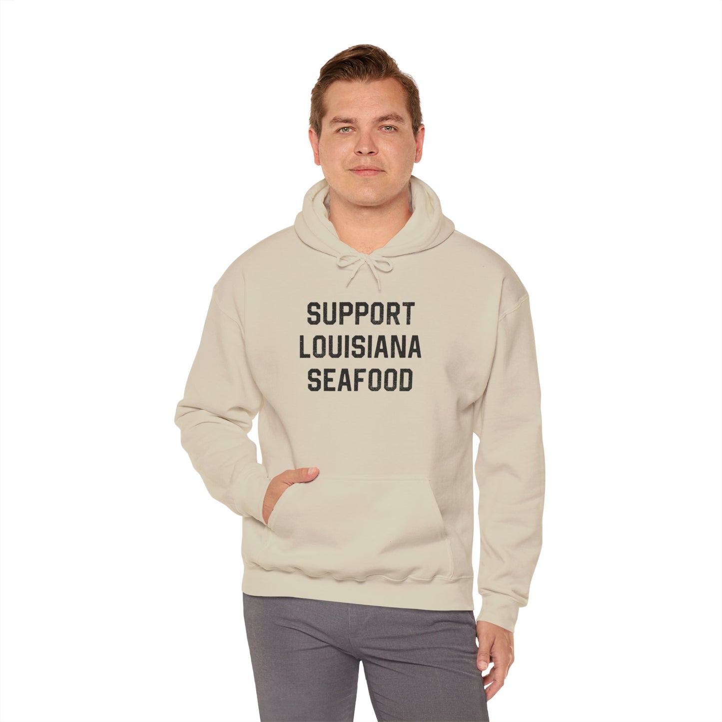 Support Louisiana Seafood Cajun Hoodie