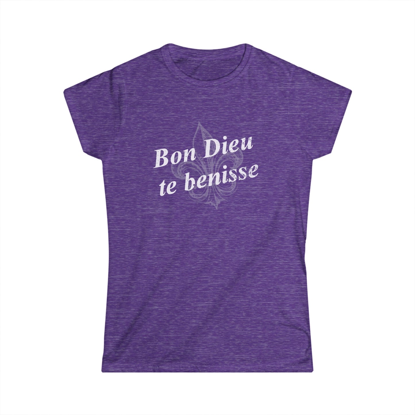 Women's Bon Dieu te benisse (God Bless You) Cajun T-Shirt - South of Interstate 10 - #Cajun Store# - #Cajun Clothing# - #Cajun Shirts#