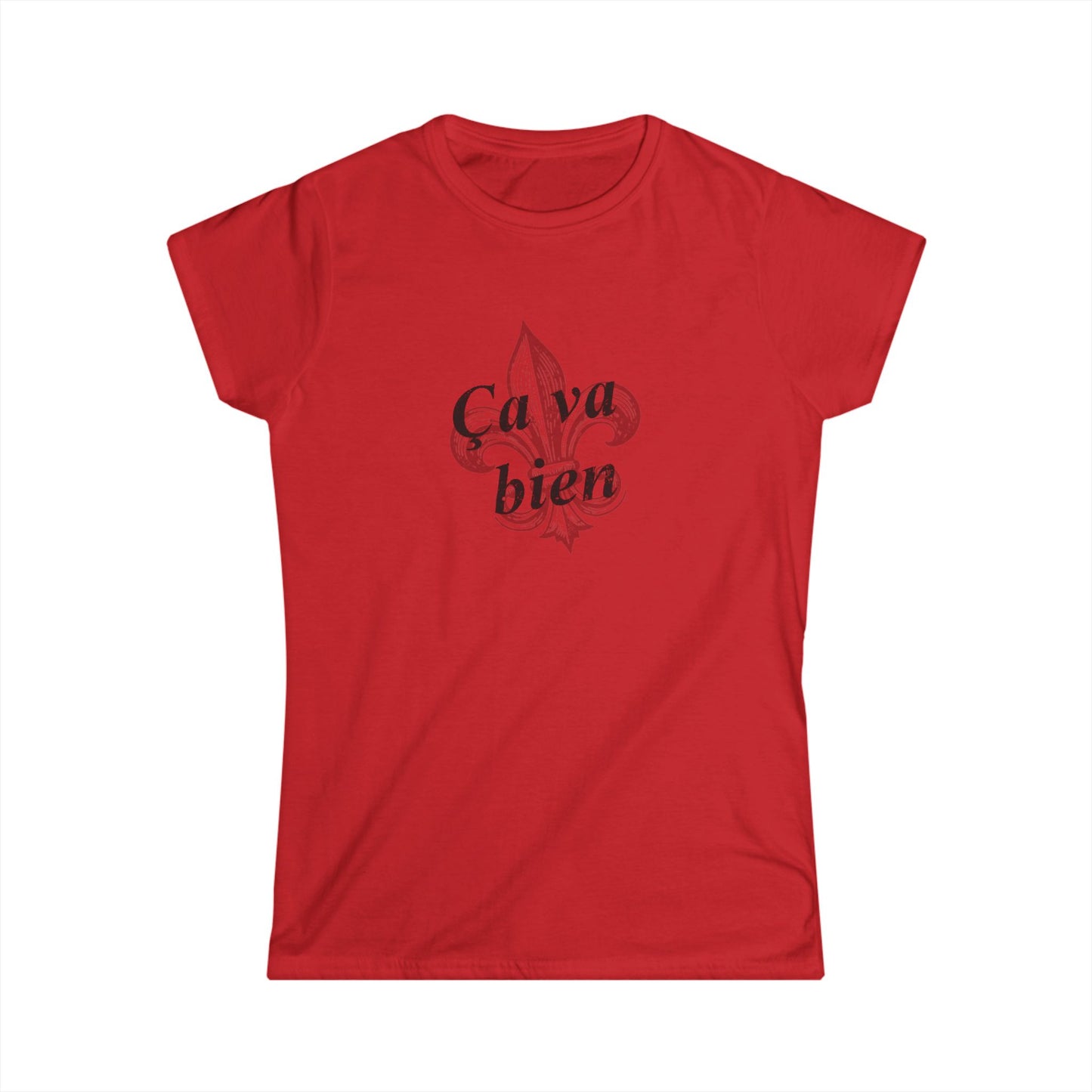 Women's Ca va bien (Things are good) Cajun French T-shirt - South of Interstate 10 - #Cajun Store# - #Cajun Clothing# - #Cajun Shirts#