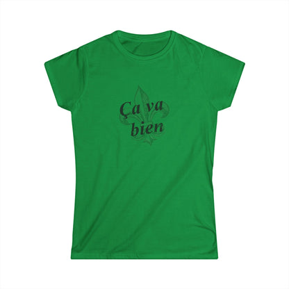 Women's Ca va bien (Things are good) Cajun French T-shirt - South of Interstate 10 - #Cajun Store# - #Cajun Clothing# - #Cajun Shirts#