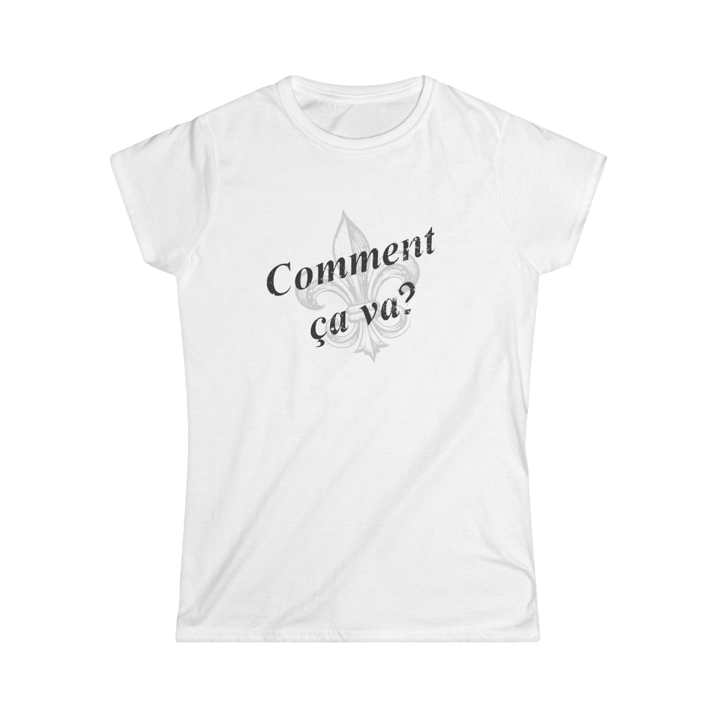 Women's Comment ca va? (How's it going?) Cajun French T-shirt - South of Interstate 10 - #Cajun Store# - #Cajun Clothing# - #Cajun Shirts#