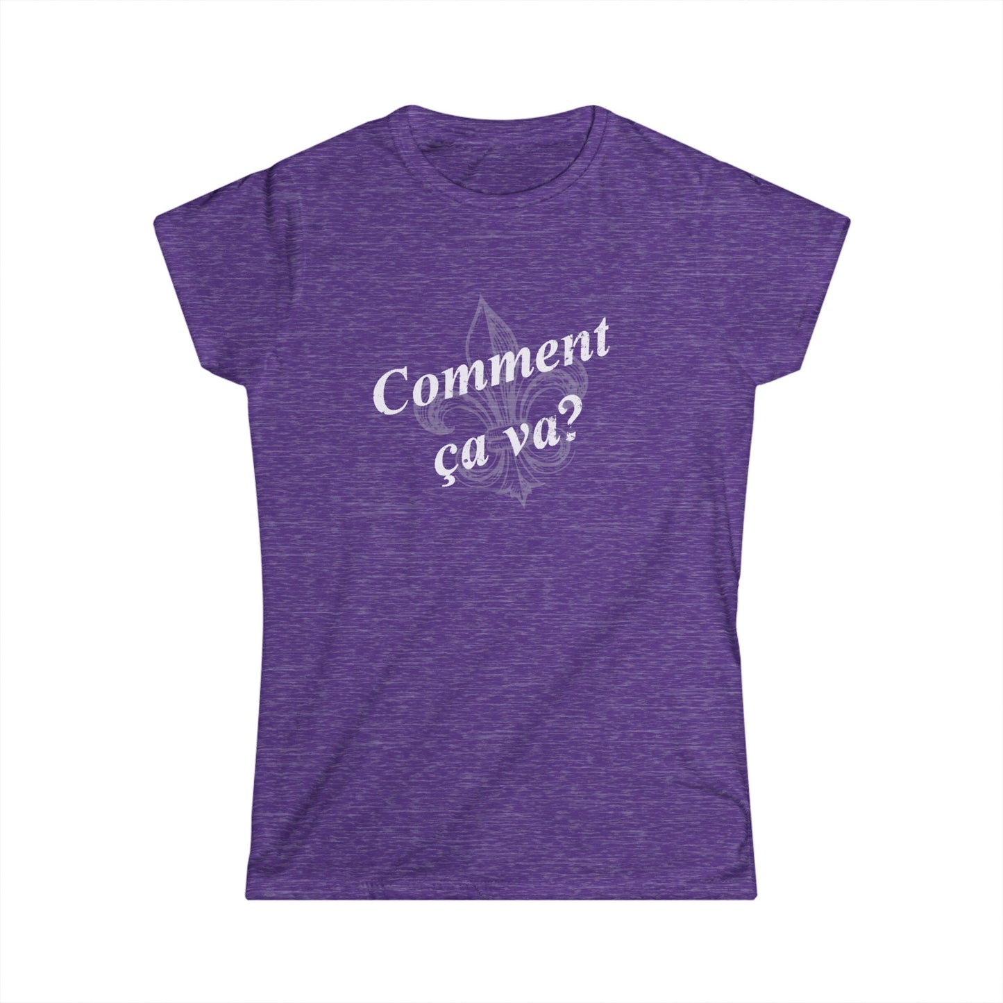 Women's Comment ca va? (How's it going?) Cajun French T-shirt - South of Interstate 10 - #Cajun Store# - #Cajun Clothing# - #Cajun Shirts#