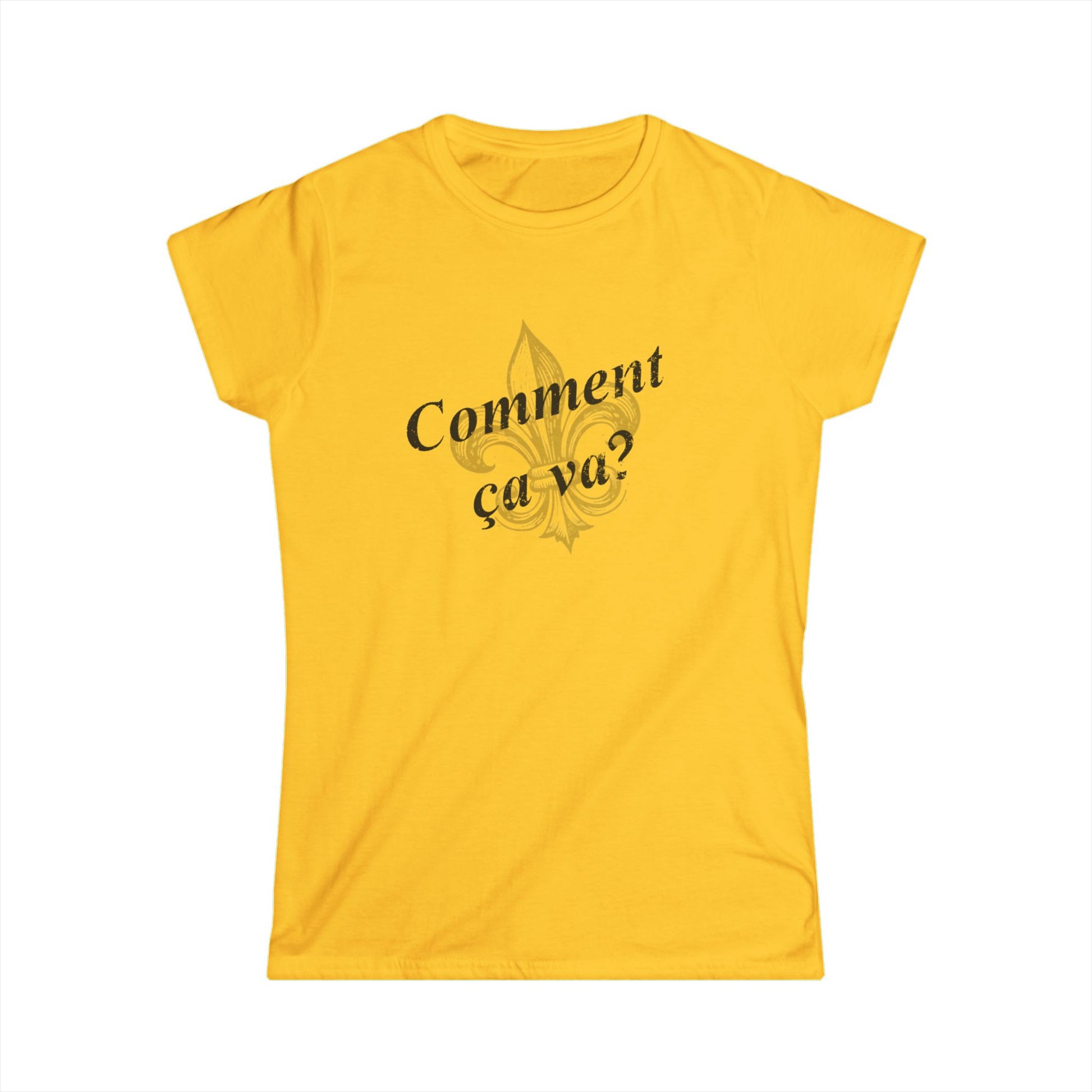 Women's Comment ca va? (How's it going?) Cajun French T-shirt - South of Interstate 10 - #Cajun Store# - #Cajun Clothing# - #Cajun Shirts#