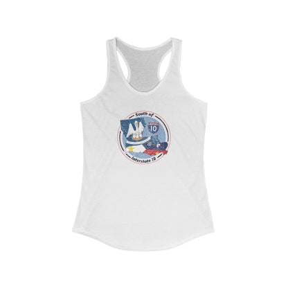 Women's South of Interstate 10 Cajun Tank Top