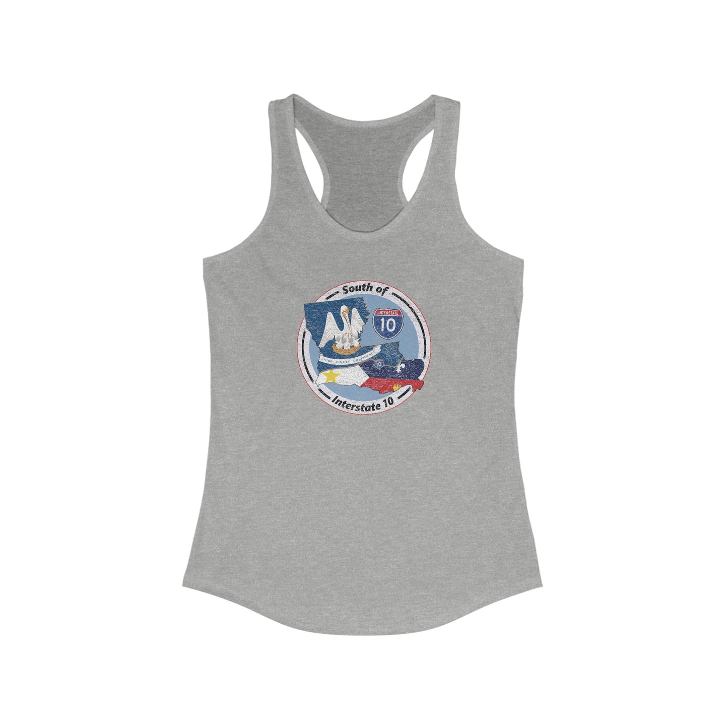 Women's South of Interstate 10 Cajun Tank Top