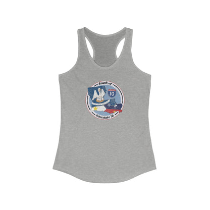 Women's South of Interstate 10 Cajun Tank Top