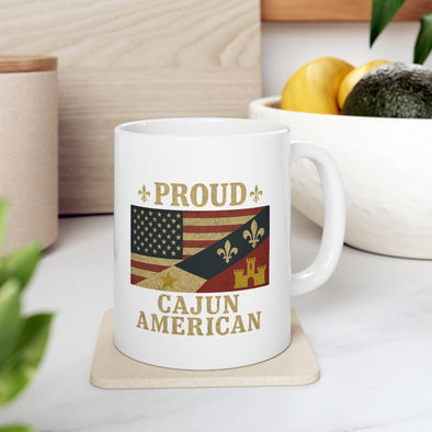 Proud Cajun-American Coffee Mug (11oz & 15oz)