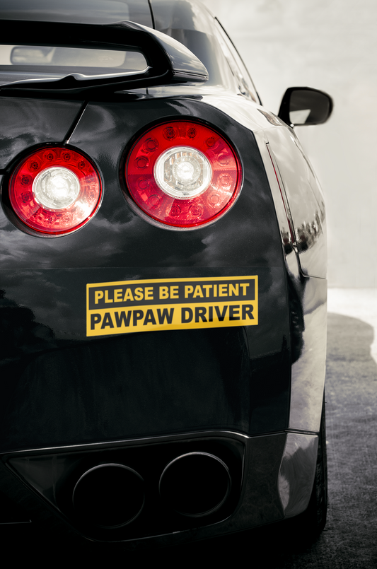 PawPaw Driver Cajun Bumper Sticker