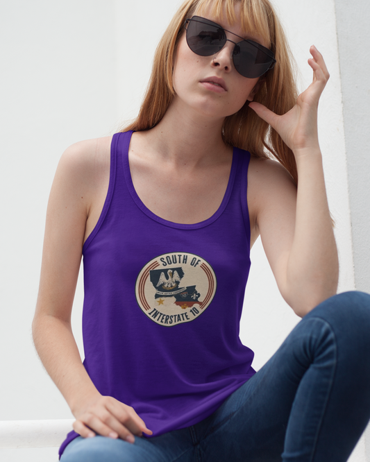 Women's South of Interstate 10 Logo Tank Top