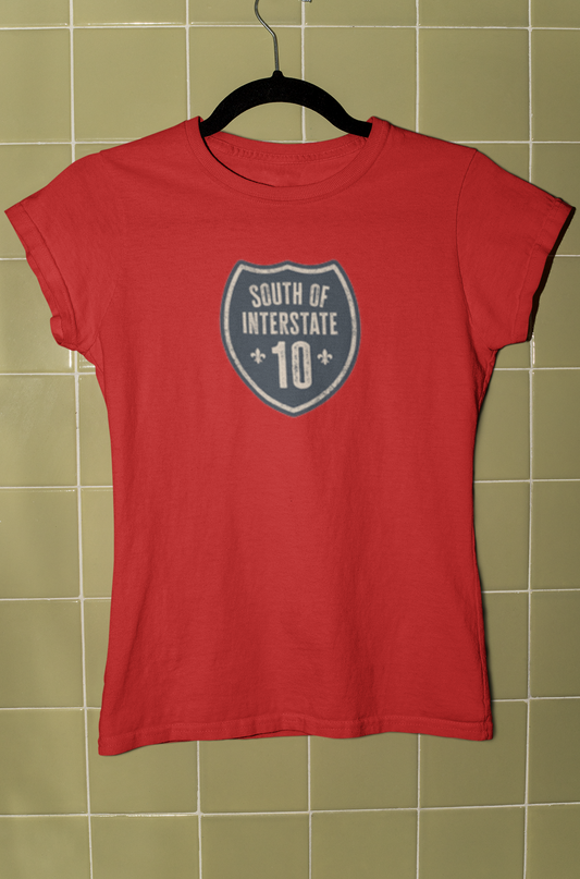 Women's South of Interstate 10 Badge T-Shirt